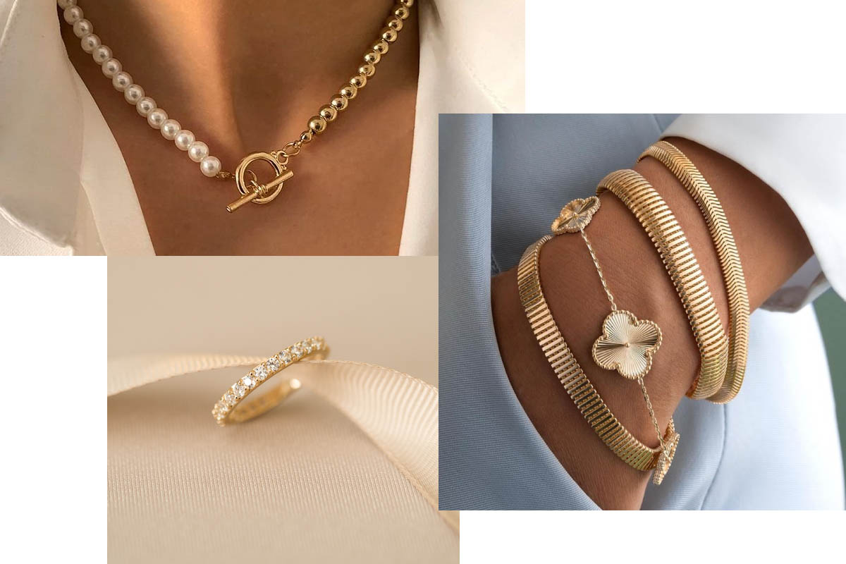 مد و استایل با طلا و جواهر فروشگاه طلای کادوی اینده